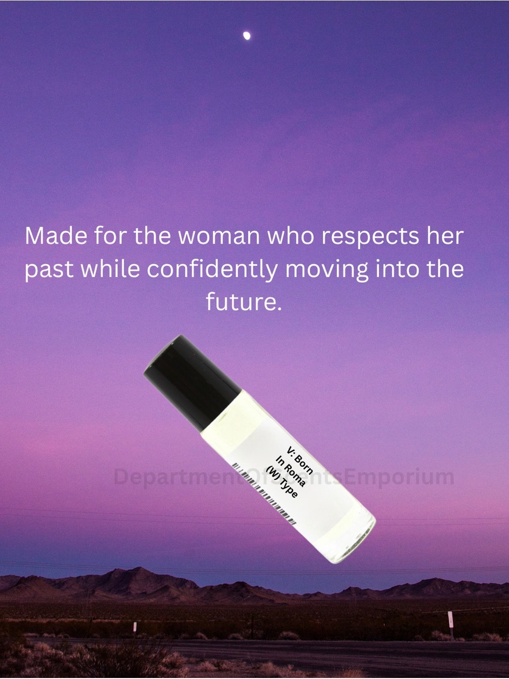 Born In Roma Fragrance Oil in a 1/3 OZ Roll on Glass Bottle